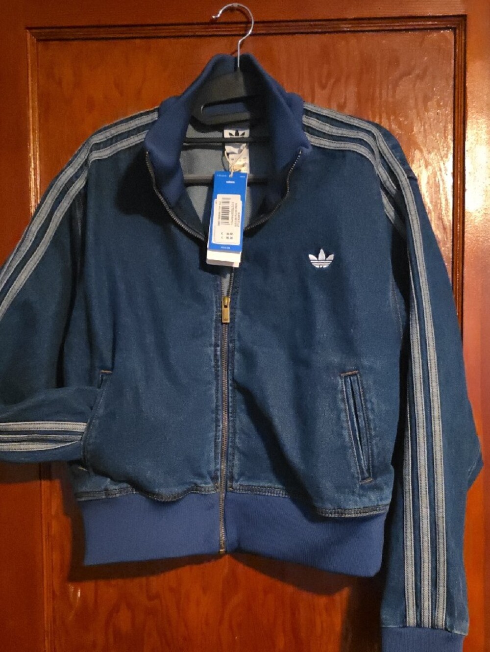 SOLD!!! Adidas Firebird Denim Jacket - Picture 5 of 8